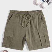 شورت قصير جيب جانبي قلاب